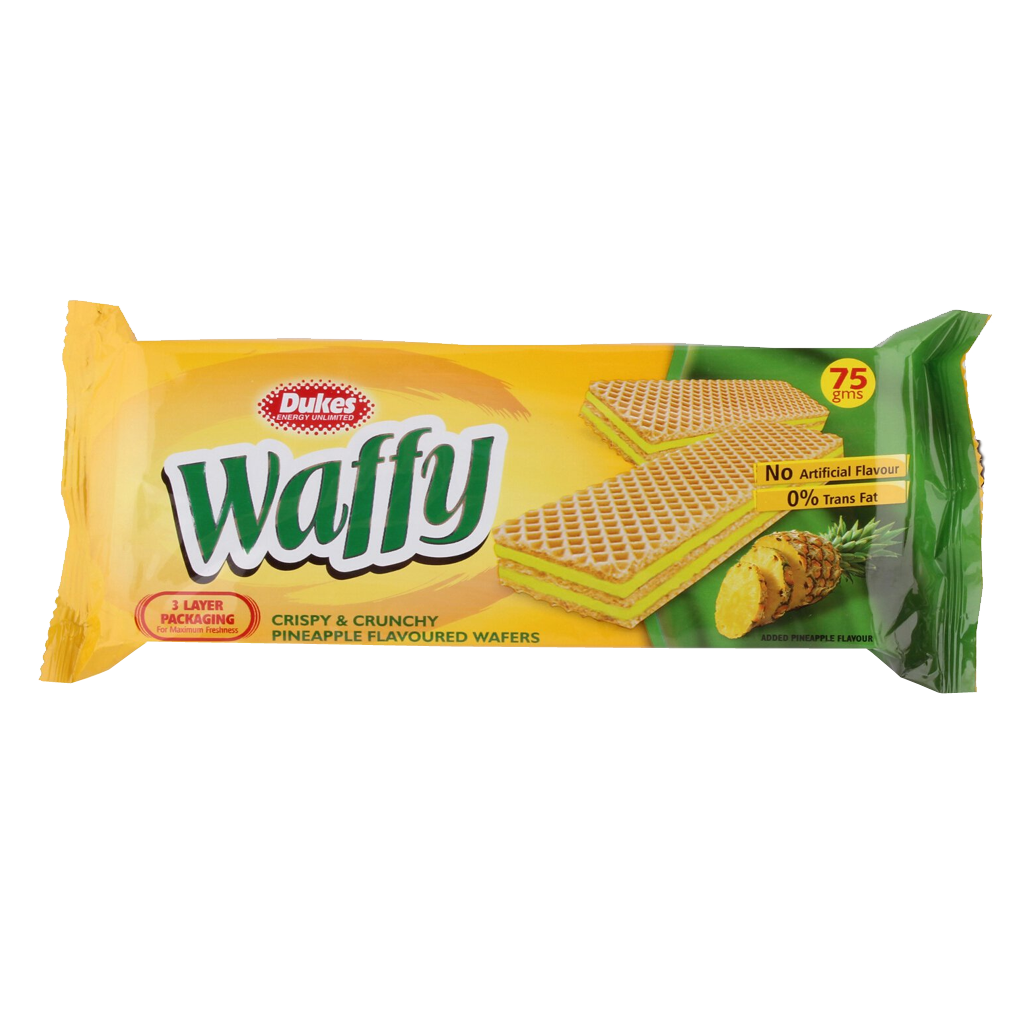 DUKES WAFERS- WAFFY -PINEAPPLE FLAVOR