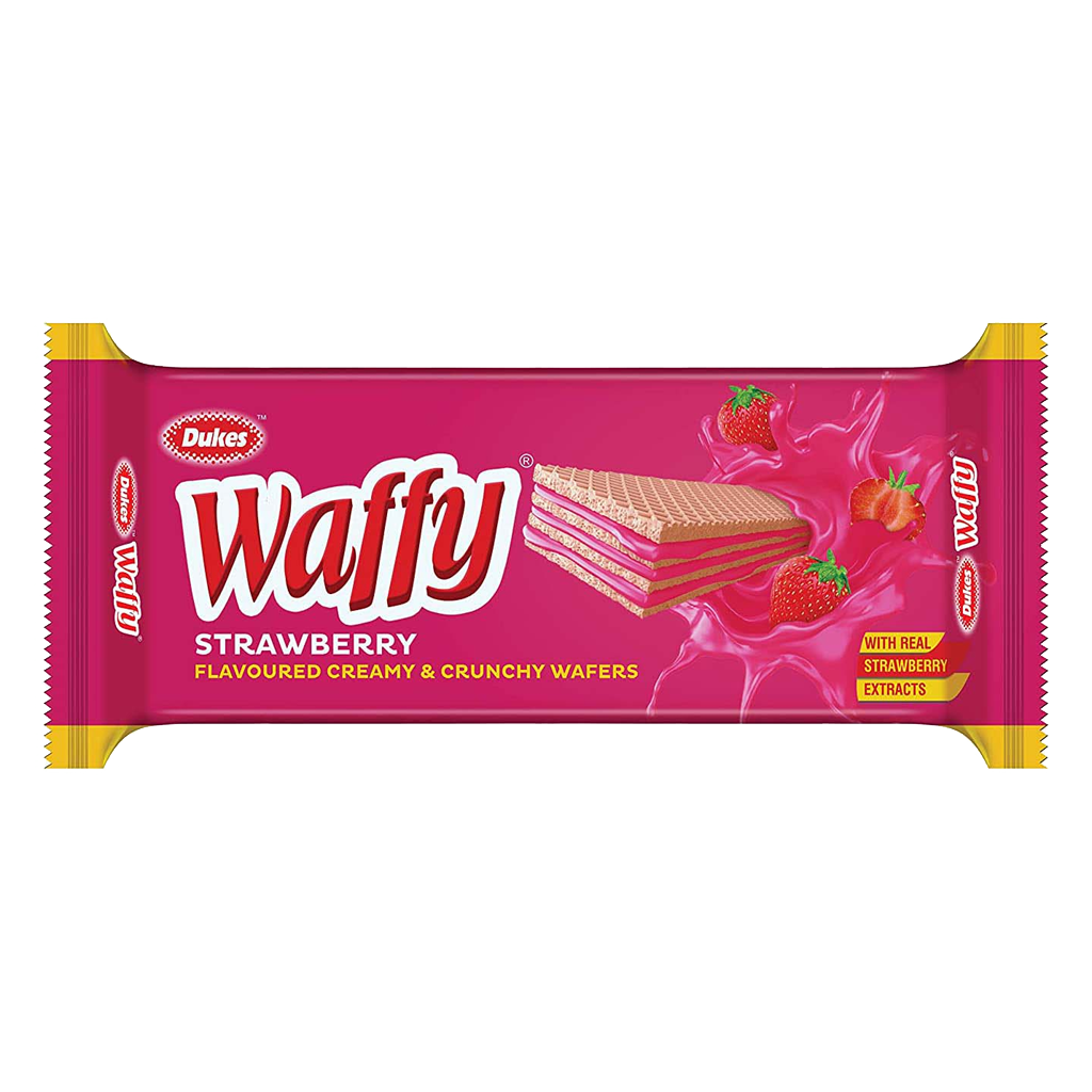 DUKES WAFERS- WAFFY -STRAWBERRY FLAVOR