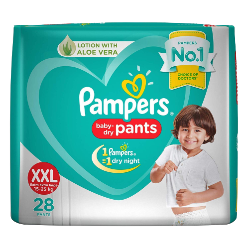 PAMPERS BABY DRY PANTS XXL